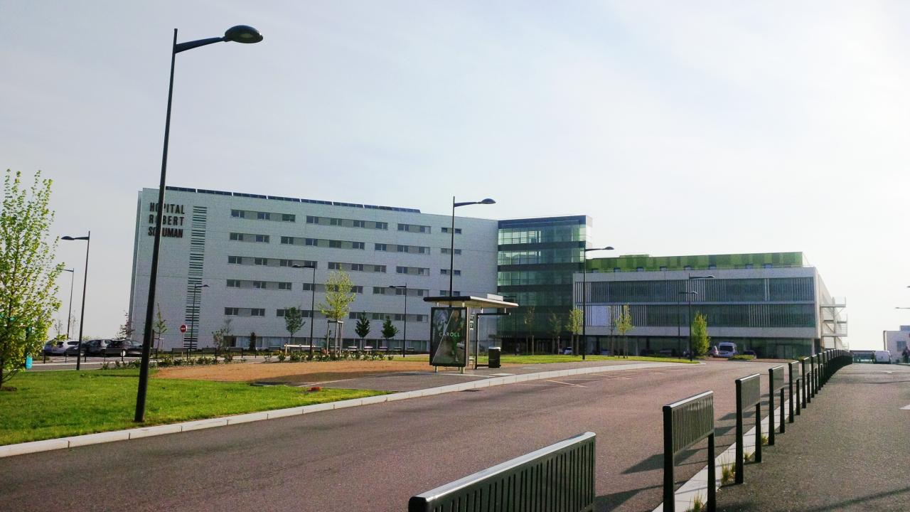 Visite de l'Hôpital Robert Schuman, Metz 29 avril 2015