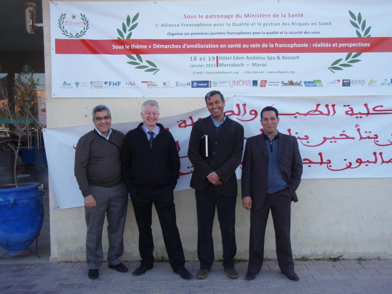 Congrès AFQUARIS, Marrakech 18 et 19 janvier 2013
